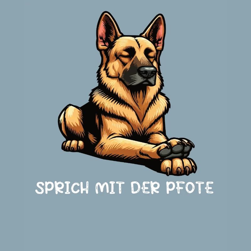 Sprich mit der Pfote Deutscher Schäferhund DSH