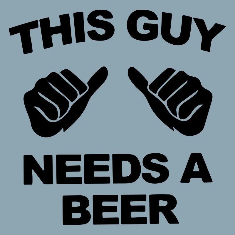 this guy needs a beer