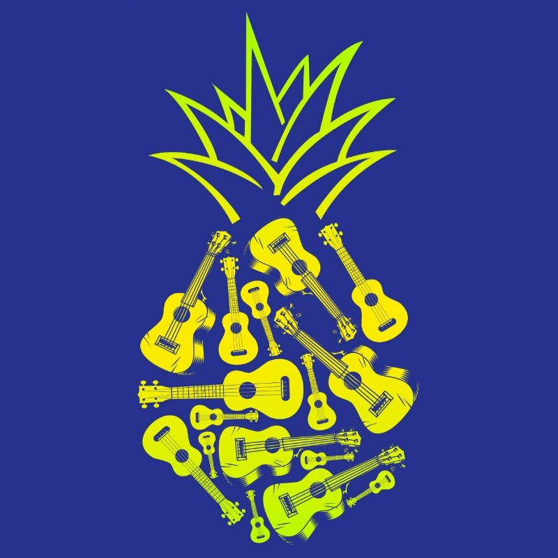 Hawaiian Ukulele Uke Pineapple