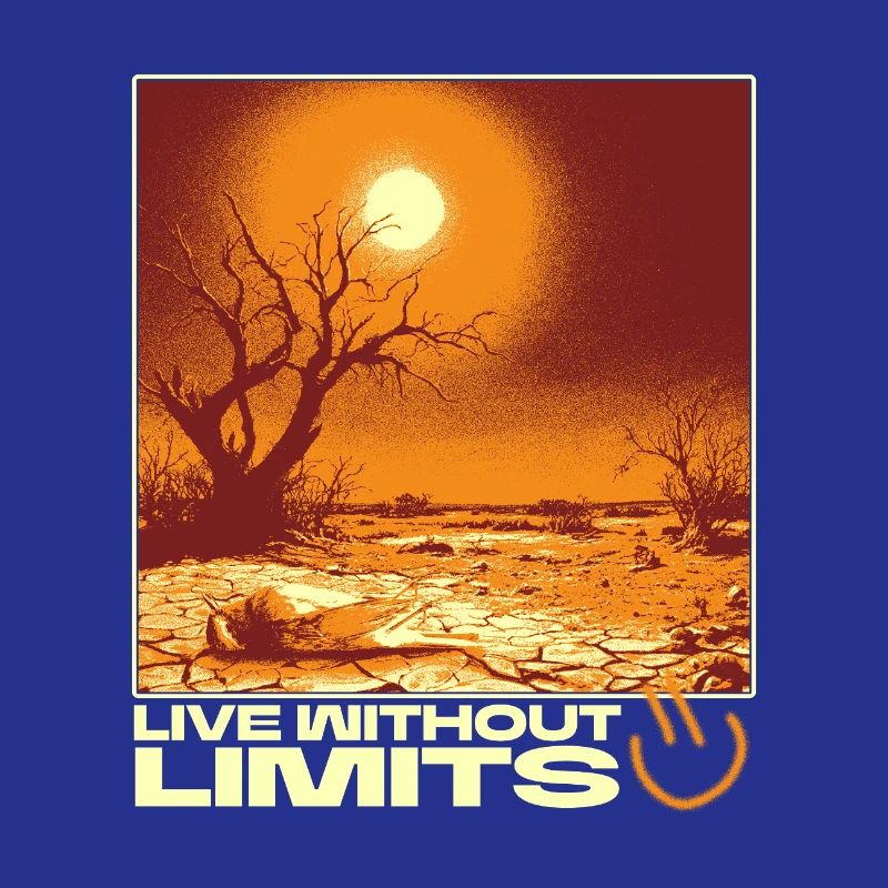 Live Without Limits – Surreal Desert Scene