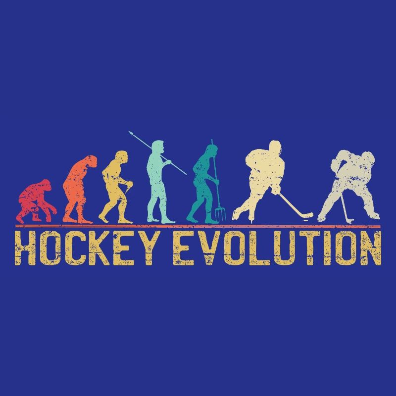 Hockey Evolution Silhouette Design