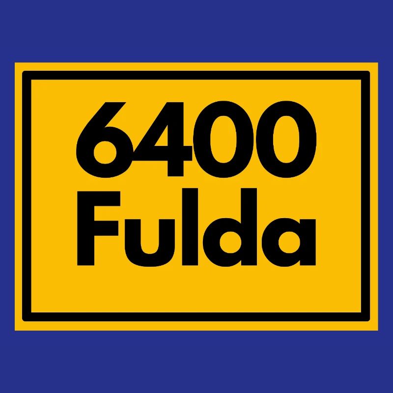 ANCIEN CODE POSTAL RETRO 6400 FULDA - HESSEN