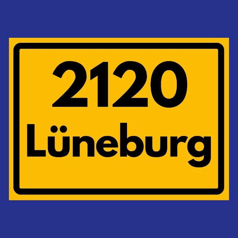 OLD POSTCODE POSTCODE RETRO 2120 LÜNEBURG - HANSE