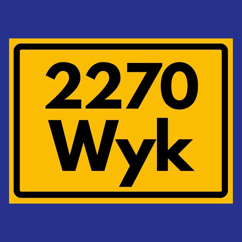 OLD POSTCODE POSTCODE RETRO 2270 WYK – FÖHR INSEL