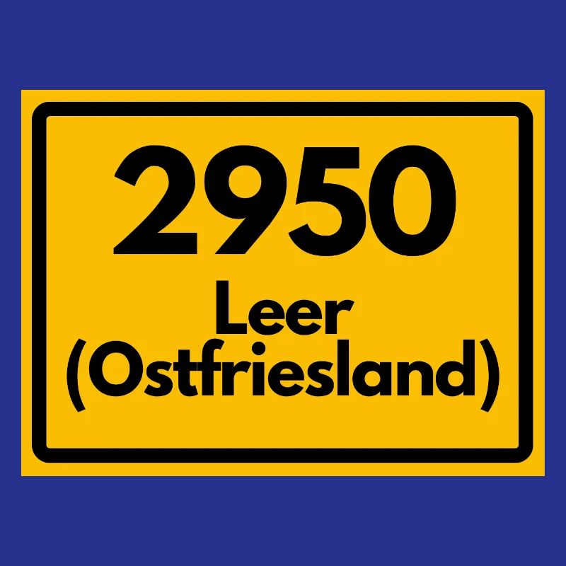 OLD POSTCODE ZIP CODE RETRO 2950 LEER EAST FRISIA