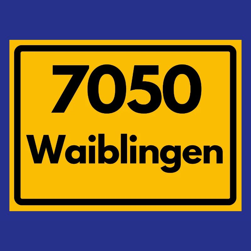 OLD POSTCODE POSTCODE RETRO 7050 WAIBLINGEN HEIMAT