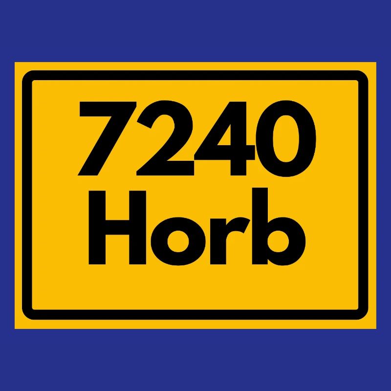 OLD POSTCODE POSTCODE RETRO 7240 HORB HEIMATSTOLZ