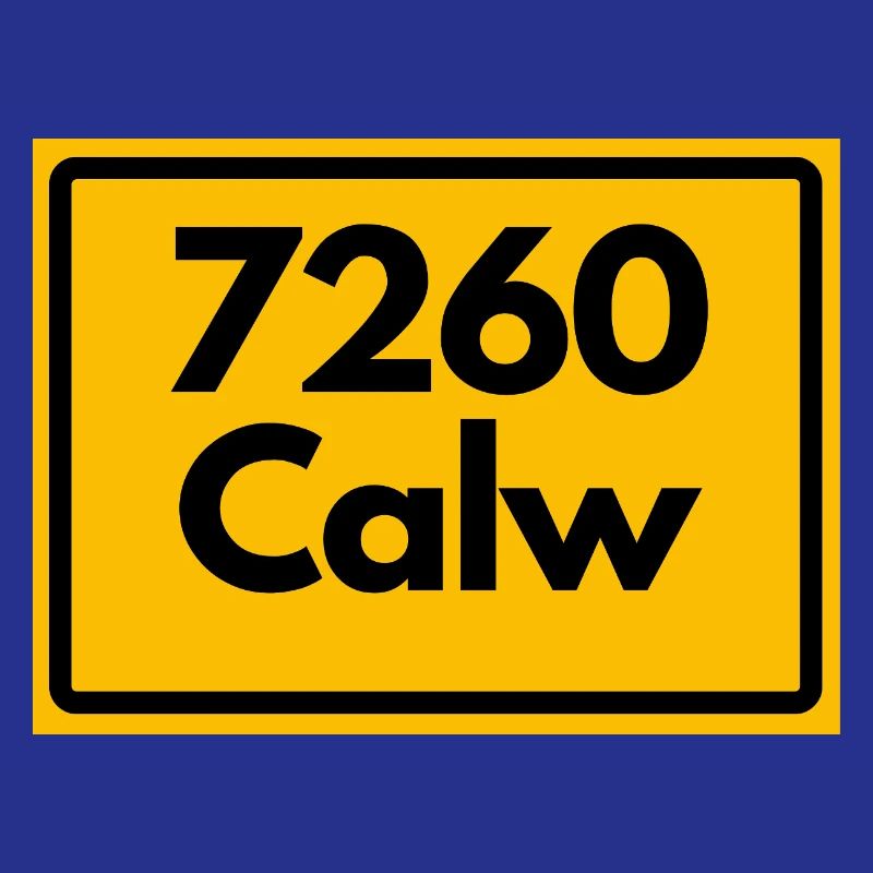 OLD POSTCODE POSTCODE RETRO 7260 CALW HEIMATSTOLZ