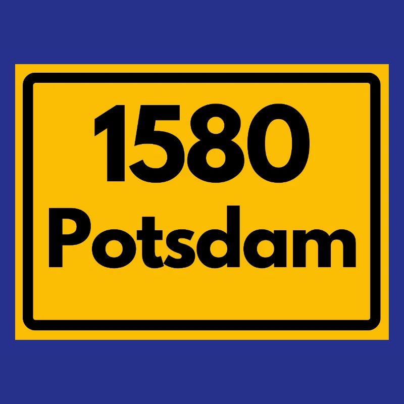OLD POSTCODE POSTCODE RETRO 1580 POTSDAM HEIMAT
