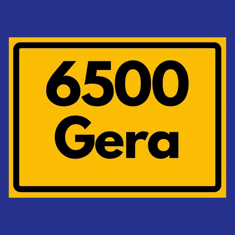 Alte Postleitzahl 6500 Gera, Thüringen, PLZ