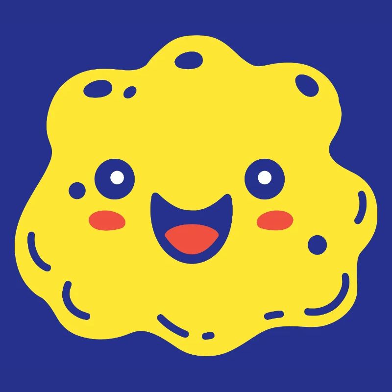 Design de Biscuit Mignon et Coloré éponge