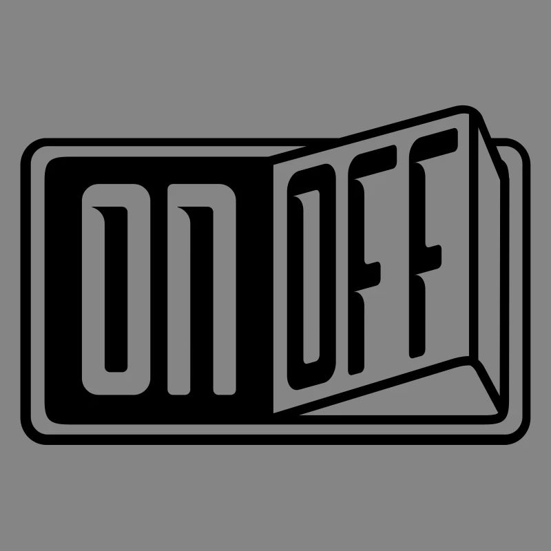 switch on off button turn on off