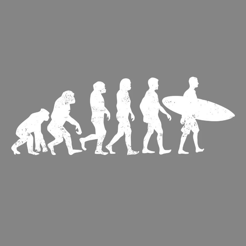 surfer cadeau wave surfing evolution Surfer