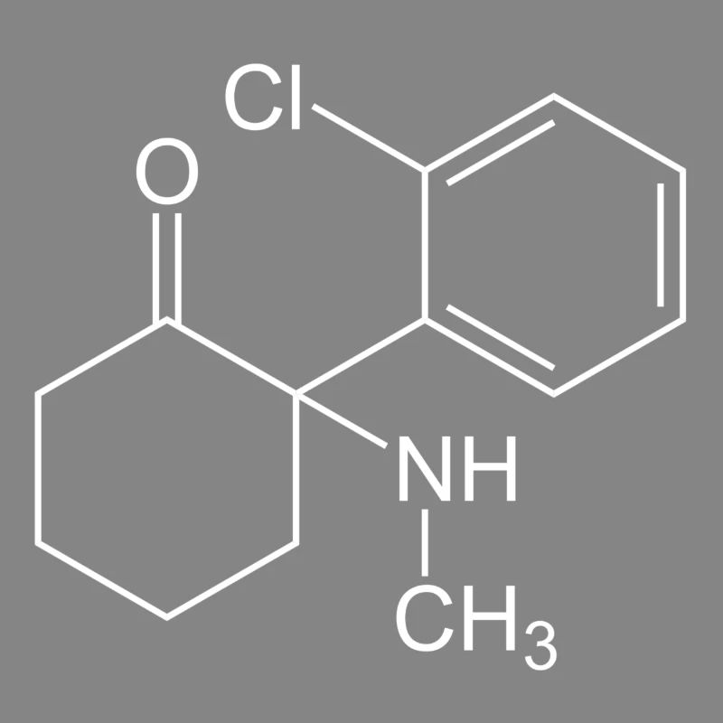 Formule structurelle de kétamine
