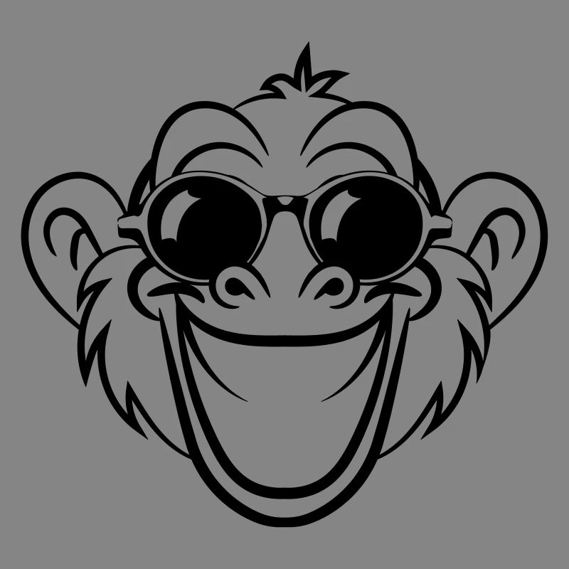 monkey laugh face