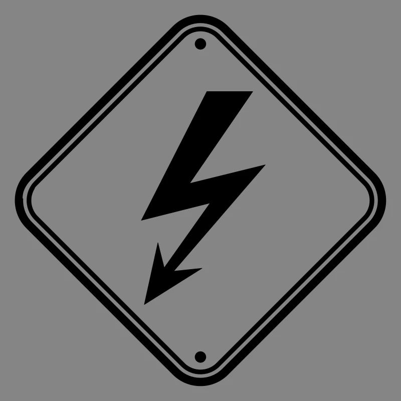 clipart shield note electric flash current ener