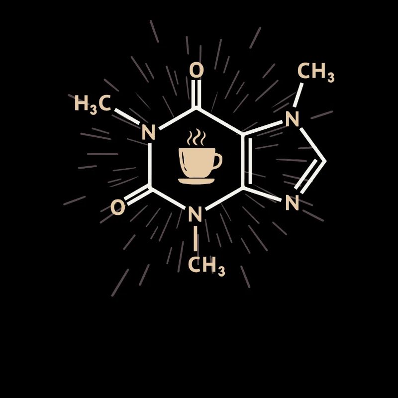 Café chimique formule de formule structurelle café