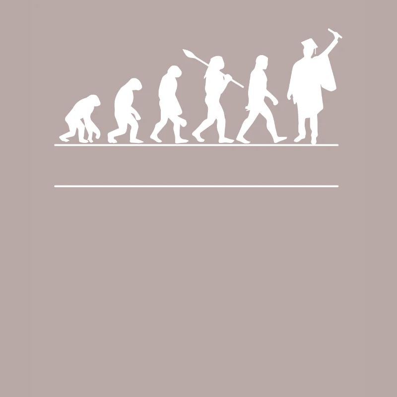 Graduation Evolution funny gift idea