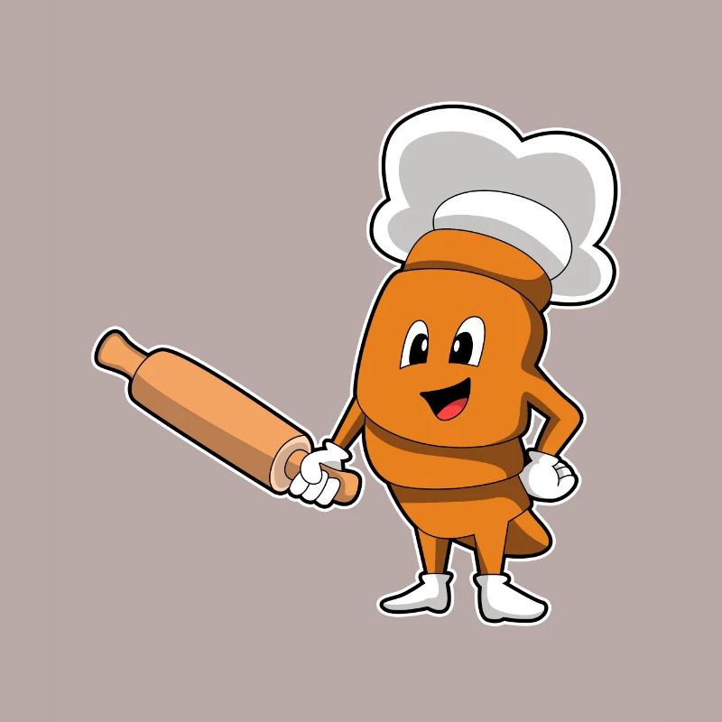 Bread Baker Rolling Pin Baking
