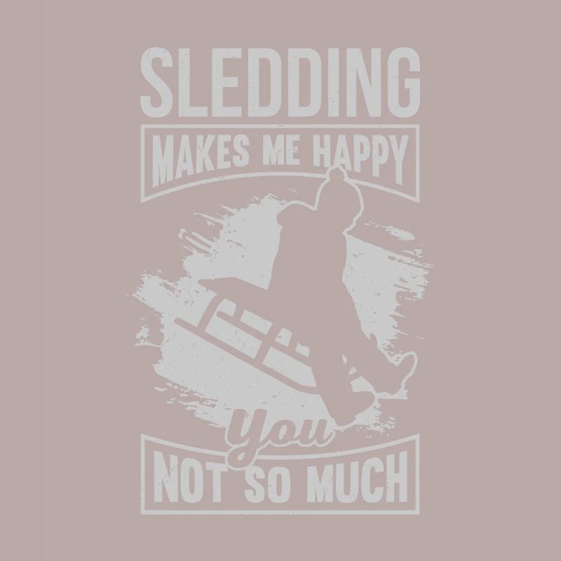 Sledging Winter Sledge Gift