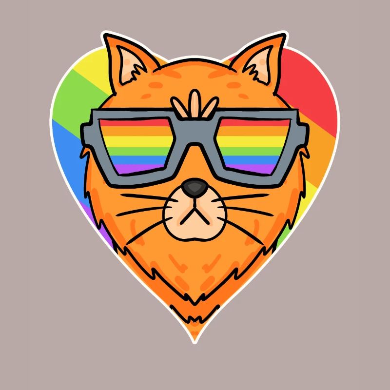 Rainbow - Cat