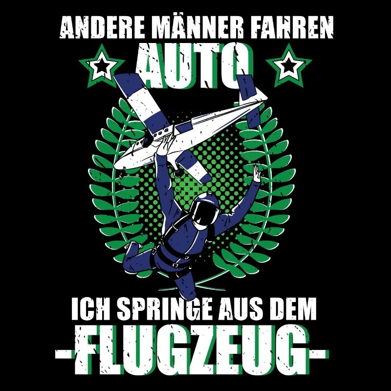 Fallschirmspringen Fallschirm Tandemsprung Spruch