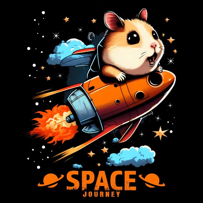 Space Hamster Hamster Lovers Space Design