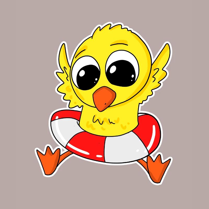 Duck bathing duck bathing