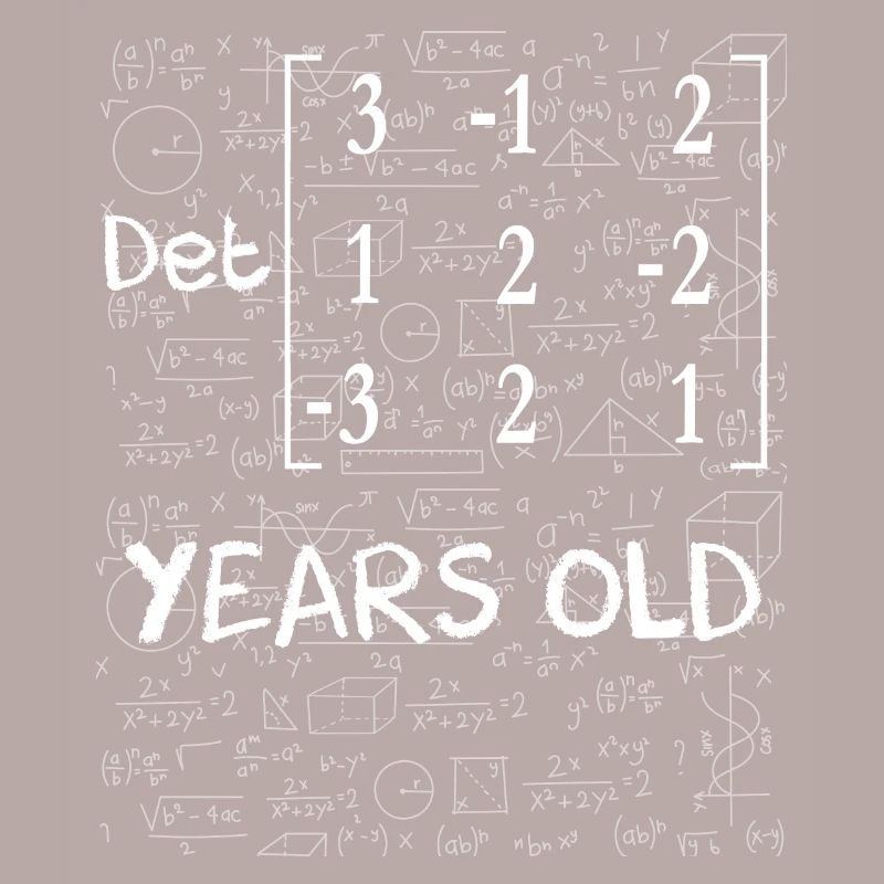 29th birthday 29 years matrix determinant