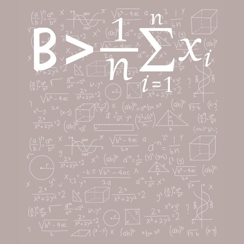 Math inspiration Be Greater Than Average