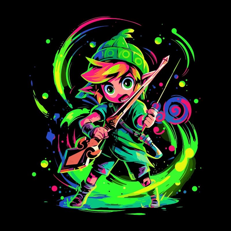Cooles Design, legendärer Waldjunge beim Gaming