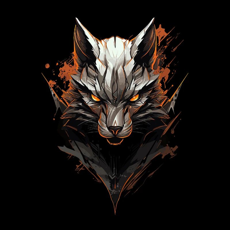 Schattenwolf Blick
