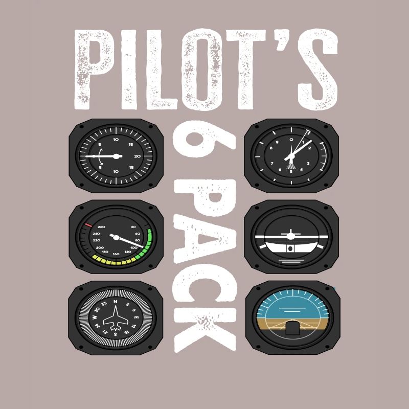 Pilots 6 Pack Funny Pilot