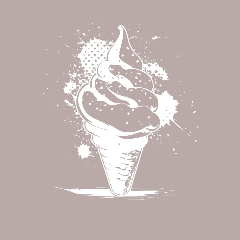 Cornet de crème glacée Dessin