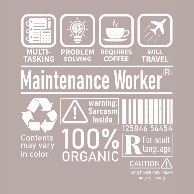 Maintenance Worker multi tasking problem solving