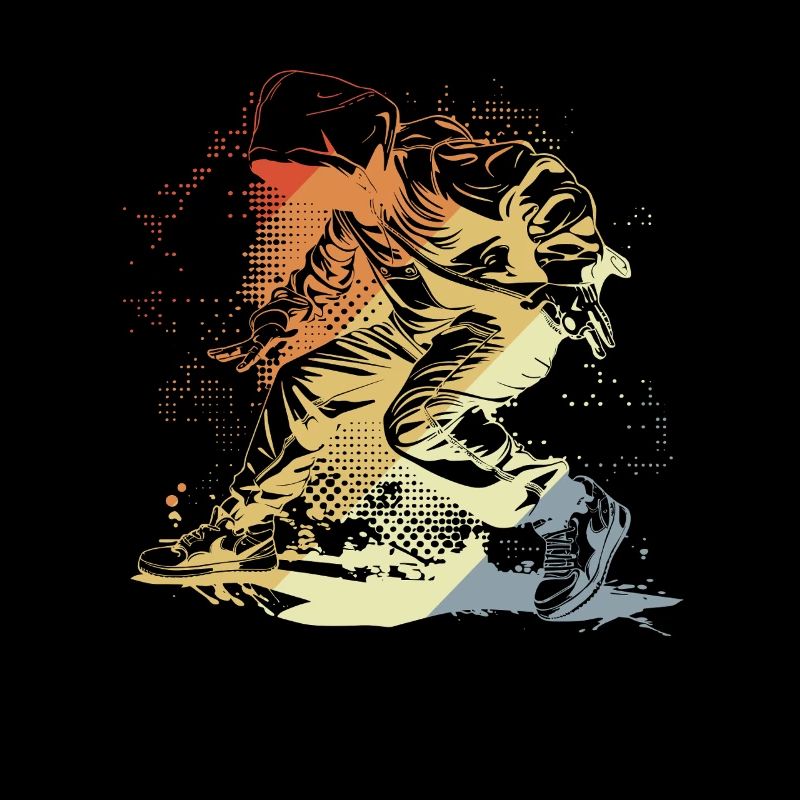 Breakdancer Vintage Look