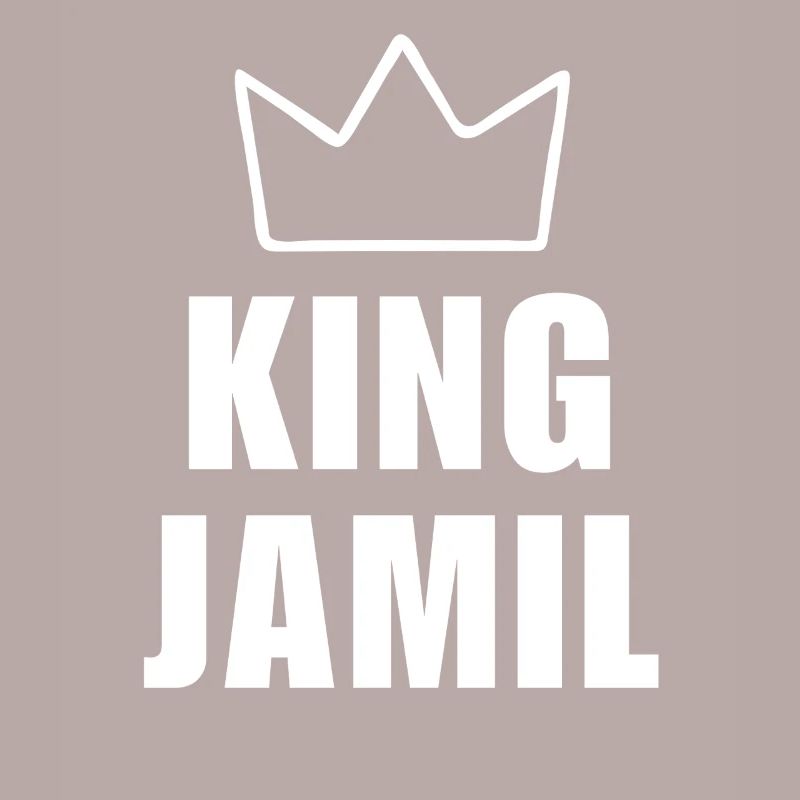 Jamil Name mit Buchstabe J - King Crown Hemd