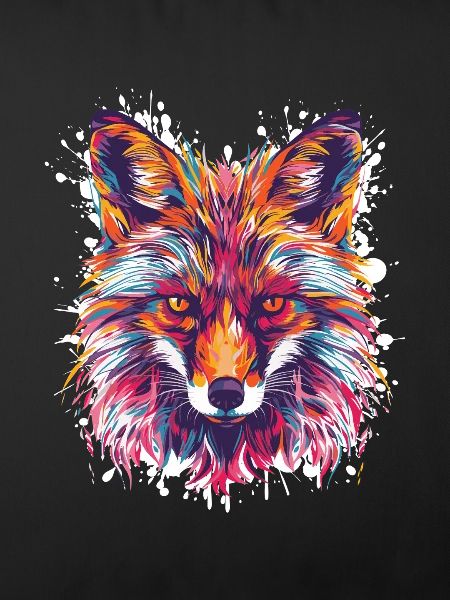 Fuchs Aquarell