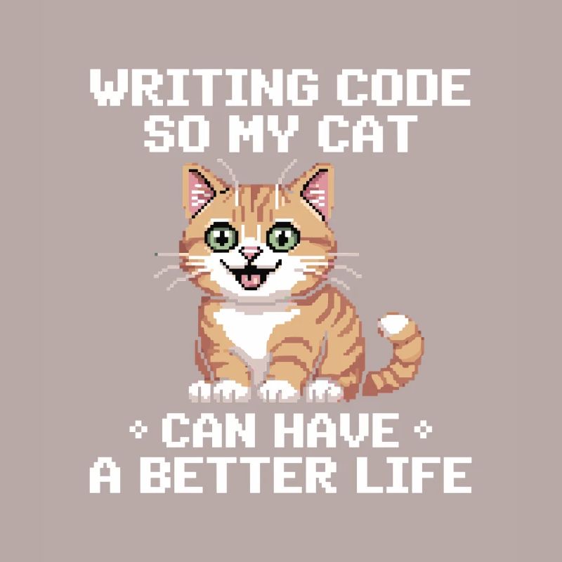 Programmation de Chat Codage Drôle et Chat Allemand