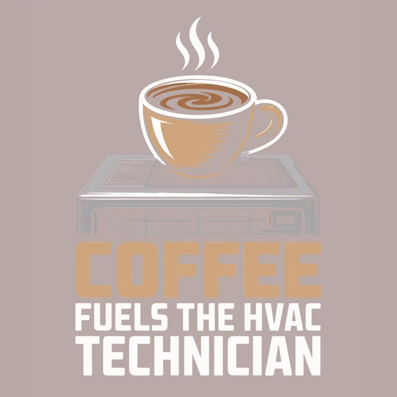 Kaffee Liebender HVAC Techniker Geschenk Arbeiter