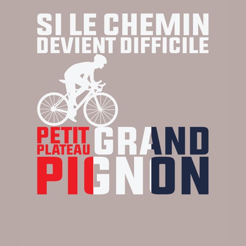 Si Le Chemin Devient Difficile - Cycliste Cadeau