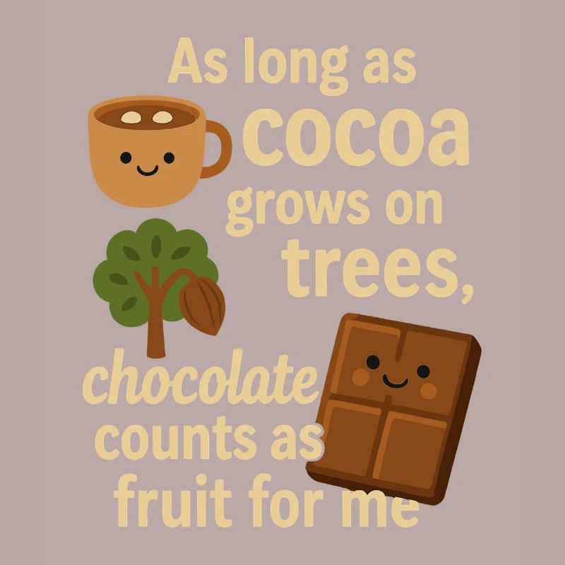 Le chocolat compte comme un fruit – drôle de dicton du cacao