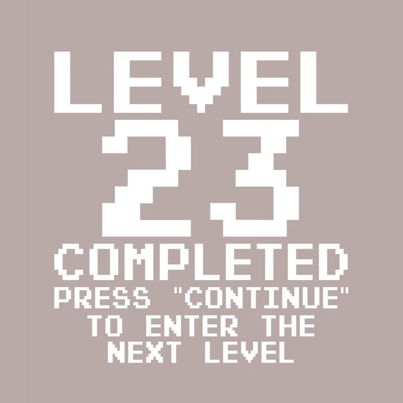 Level 23 Completed Pixel Badge