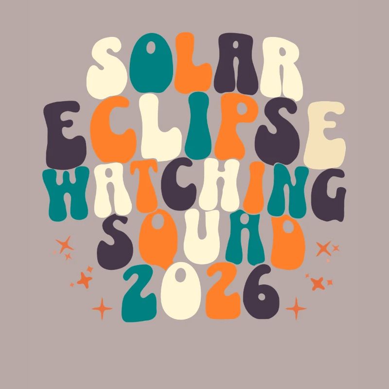 Solar Eclipse Watching Squad 2026