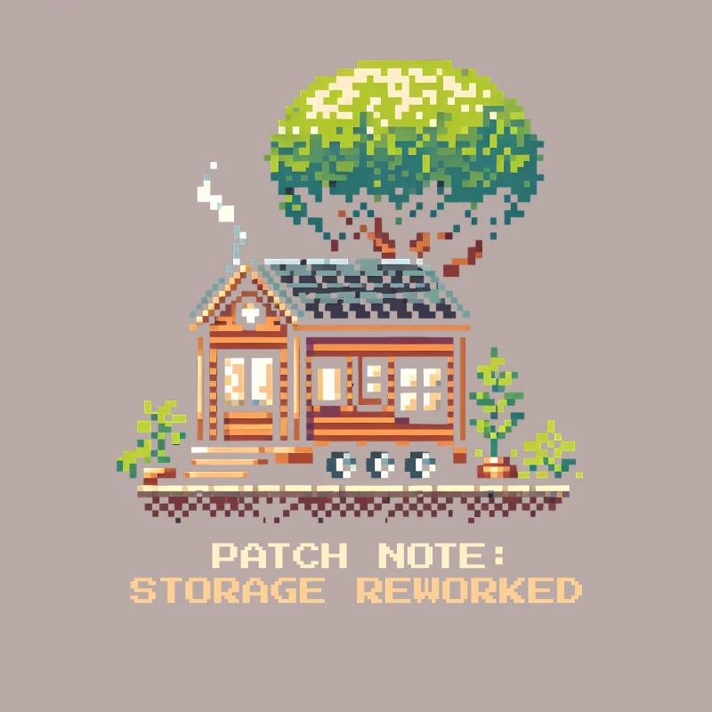 Storage space revised | Tiny House Order