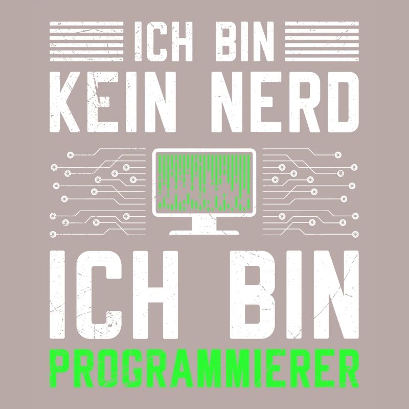 Computer ICH BIN KEIN NERD ICH BIN PROGRAMMIERER