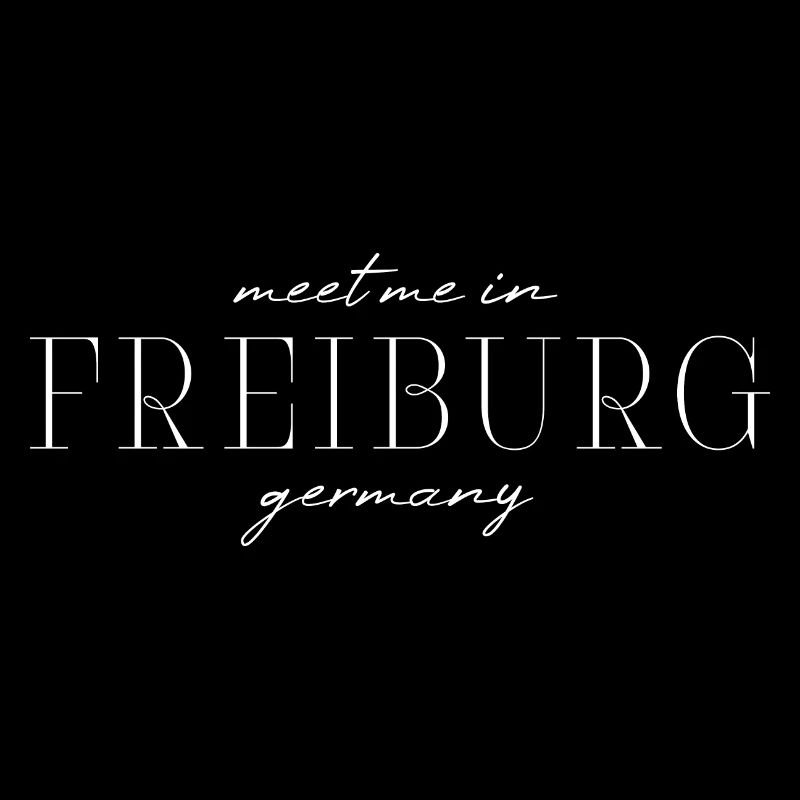 Freiburg, Germany Elegance Style Design T-Shirt