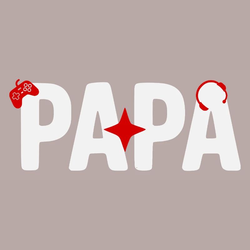Dad Gamer with Controller