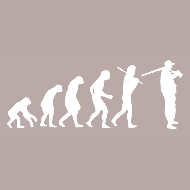 Jäger Evolution Jagd Jagen Wild Weidmann Geschenk