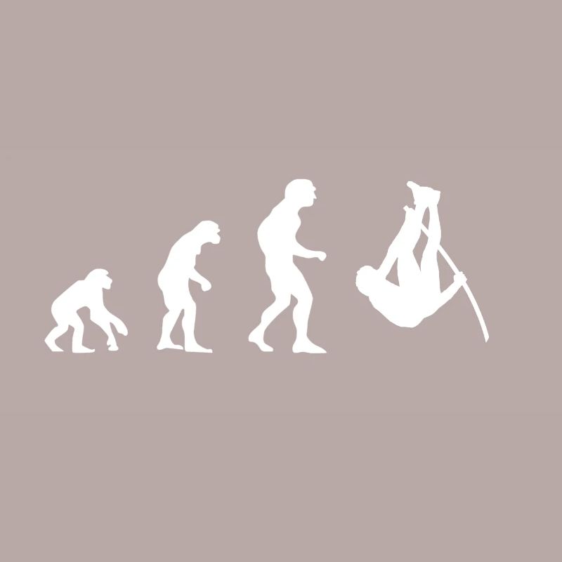 Evolution, monkey pole vaulter, pole vault